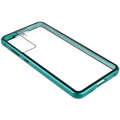 Samsung Galaxy S21 FE 5G Magnetiskt Skal med Härdat Glas - Blå