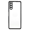Sony Xperia 10 IV Magnetiskt Skal med Härdat Glas - Silver