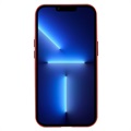 iPhone 13 Pro Magnetiskt Skal med Härdat Glas - Röd