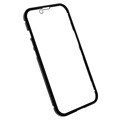 iPhone 14 Magnetiskt Skal med Härdat Glas - Svart