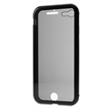 iPhone 7/8/SE (2020)/SE (2022) Magnetiskt Skal med Härdat Glas - Svart