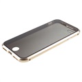 iPhone 7/8/SE (2020)/SE (2022) Magnetiskt Skal med Härdat Glas - Guld
