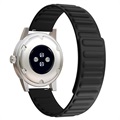 Samsung Galaxy Watch4/Watch4 Classic Magnetisk Silikon Sportrem - Svart