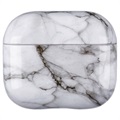 Marble Pattern AirPods 3 Skal - Vit