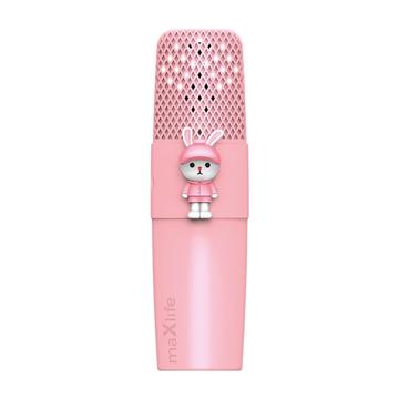 Maxlife Animal MXBM-500 Bluetooth-mikrofon med högtalare - rosa