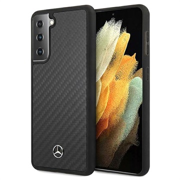 Mercedes-Benz Dynamic Carbon Fiber Samsung Galaxy S21 5G Skal - Svart