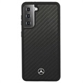 Mercedes-Benz Dynamic Carbon Fiber Samsung Galaxy S21 5G Skal - Svart