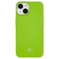 iPhone 14 Plus Mercury Goospery Glitter TPU-skal - Grön