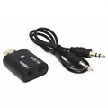 Mini Bluetooth Ljudsändare / Mottagare YET-TR6 - USB-A, 3.5mm