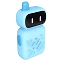 Mini Robot Barn Walkie Talkies med Uppladdningsbart Batteri - Blå & Rosa