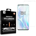Mocolo UV OnePlus 8 Pro Härdat Glas Skärmskydd - Klar