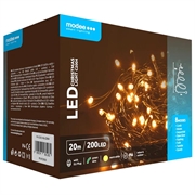 Modee C2004 Julgransbelysning med 8 lägen - 20m - varmvit