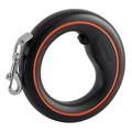 Moestar 2nd Gen Air 2023 UFO Upprullningsbart hundkoppel med ringformat handtag - 3m - Svart / Orange