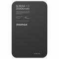 Momax Q.Mag X2 20000mAh Magnetisk Trådlös Power Bank - Svart