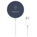Momax UD19 Q.MAG iPhone 12/13 Magnetisk Trådlös Laddare - Blå