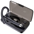 Mono Bluetooth-headset med Laddningsfodral YK520 - Svart