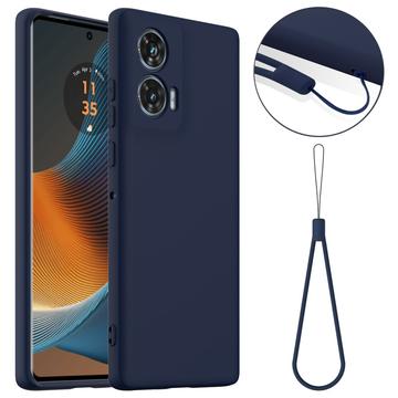 Motorola Edge 50 Fusion/G96 Liquid Silikonskal - MagSafe-kompatibelt - Mörkblå