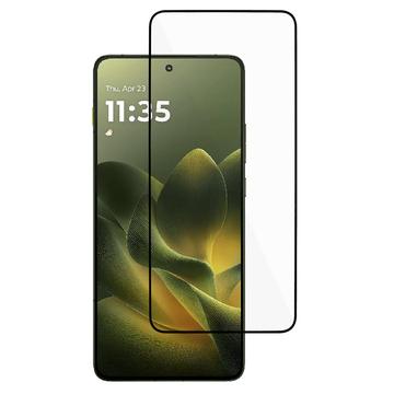 Motorola Edge 70 Heltäckande skärmskydd i härdat glas - 9H - Svart kant