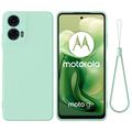Motorola Moto G04/G24 Liquid Silikonskal - Grön