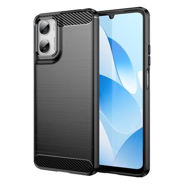 Motorola Moto G06/G06 Power Borstat TPU Skal - Kolfiber