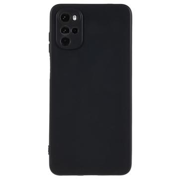 Motorola Moto G22 Anti-Fingeravtryck Matt TPU-skal - Svart