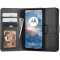 Motorola Moto G24/G24 Power/G04 Tech-Protect plånboksfodral med magnet och stativ - Svart