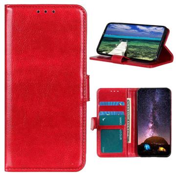 Motorola Moto G32 Plånboksfodral med Magnetstängning - Röd