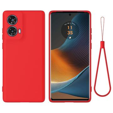 Motorola Moto G85/S50 Neo Liquid Silikonskal - Röd