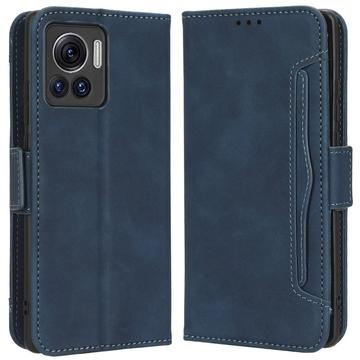 Motorola Moto X30 Pro/Edge 30 Ultra Plånboksfodral med Korthållare - Blĺ