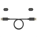 Motorola Premium USB-C till USB-C Kabel SJCX0CCB15 - 1.5m - Svart / Grå