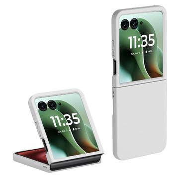 Motorola Razr 60 Ultra Gummerat Plastskal - Vit