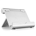 Flervinklad Aluminium Bordshållare för Smartphone/Surfplatta - 4"-10"