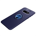 Samsung Galaxy S10+ Multifunktionellt Magnetiskt Ring Skal - Blå
