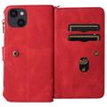 Multipurpose Serie iPhone 14 Plånboksfodral - Röd