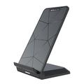 NILLKIN PRO Qi Standard Double Coil Vertical Fast Wireless Charger Stand för iPhone Samsung etc.
