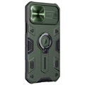 Nillkin CamShield Armor iPhone 12/12 Pro Hybrid Skal - Grön