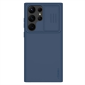 Nillkin CamShield Silky Samsung Galaxy S23 Ultra 5G Silikonskal - Blå
