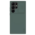 Nillkin CamShield Silky Samsung Galaxy S23 Ultra 5G Silikonskal - Grön