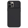 Nillkin CamShield Silky iPhone 12 Pro Max Silikonskal - Svart
