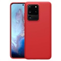 Nillkin Flex Pure Samsung Galaxy S20 Ultra Liquid Silikonskal - Röd