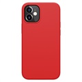 Nillkin Flex Pure iPhone 12 mini Liquid Silikonskal - Röd
