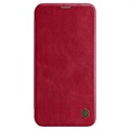 Nillkin Qin iPhone 12 mini Flipfodral - Röd