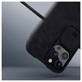 Nillkin Qin Pro Series iPhone 13 Pro Max Flipfodral - Svart