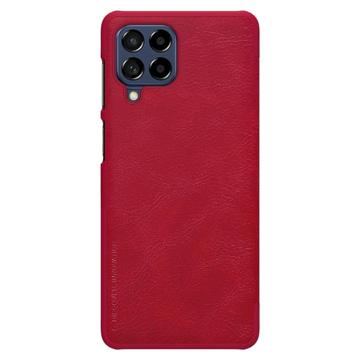 Nillkin Qin Series Samsung Galaxy M53 Flipfodral - Röd