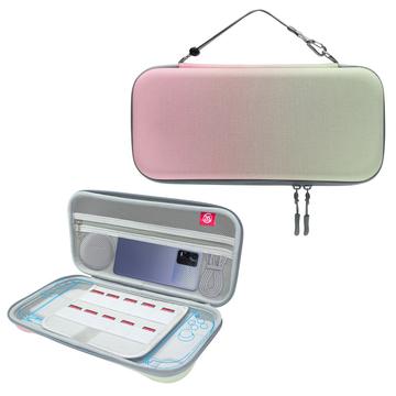 Nintendo Switch 2 JYS JYS-NS2283 EVA-fodral med dubbla fack - Rosa / Grön