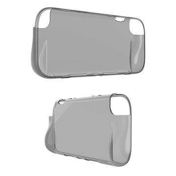 Nintendo Switch 2 stötsäkert TPU-fodral - genomskinlig svart