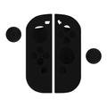 Silikonfodral för Nintendo Switch Controller med tumgreppsskydd - Svart