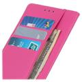 Nokia C21 Plus Plånboksfodral med Magnetstängning - Varm Rosa