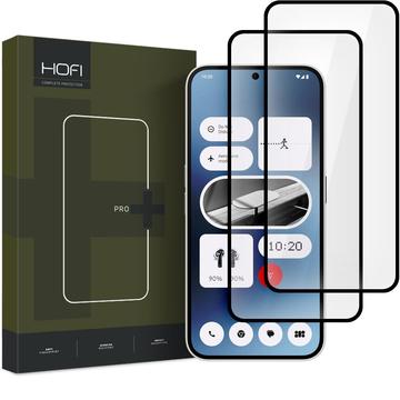 Nothing Phone (2a) Hofi Premium Pro+ Härdat Glas Skärmskydd - 9H - 2 St. - Svart Kant