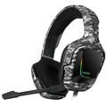 ONIKUMA K20 Camouflage Gaming Headset PS4 Hörlurar med mikrofon/Led Light - Mörkgrå